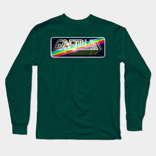 Gremlin Graphics Retro Video Games Logo Long Sleeve T-Shirt by Meta Cortex